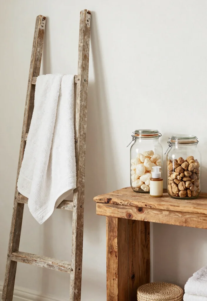 14 Modern Bathroom Decor Ideas For Clean Living - 7. Upcycled Decor 1