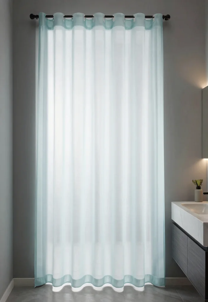 14 Small Bathroom Window Curtain Ideas For Privacy And Light - 12. Frosted Vinyl Curtains 1
