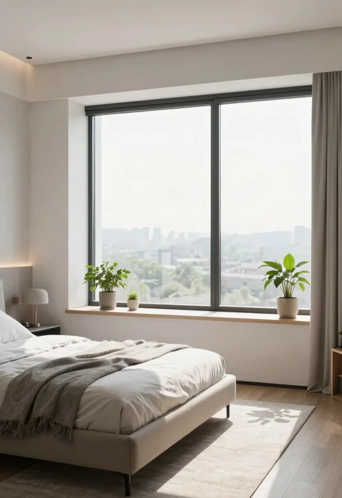 15 Bedroom Design With Window Ideas Bright Cozy Layouts - 12. Sliding Windows for Space Saving 1