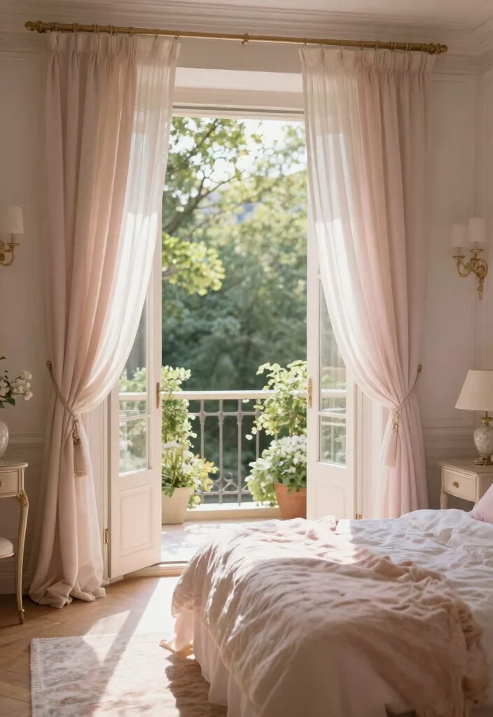 15 Bedroom Design With Window Ideas Bright Cozy Layouts - 8. French Doors for a Romantic Touch 1