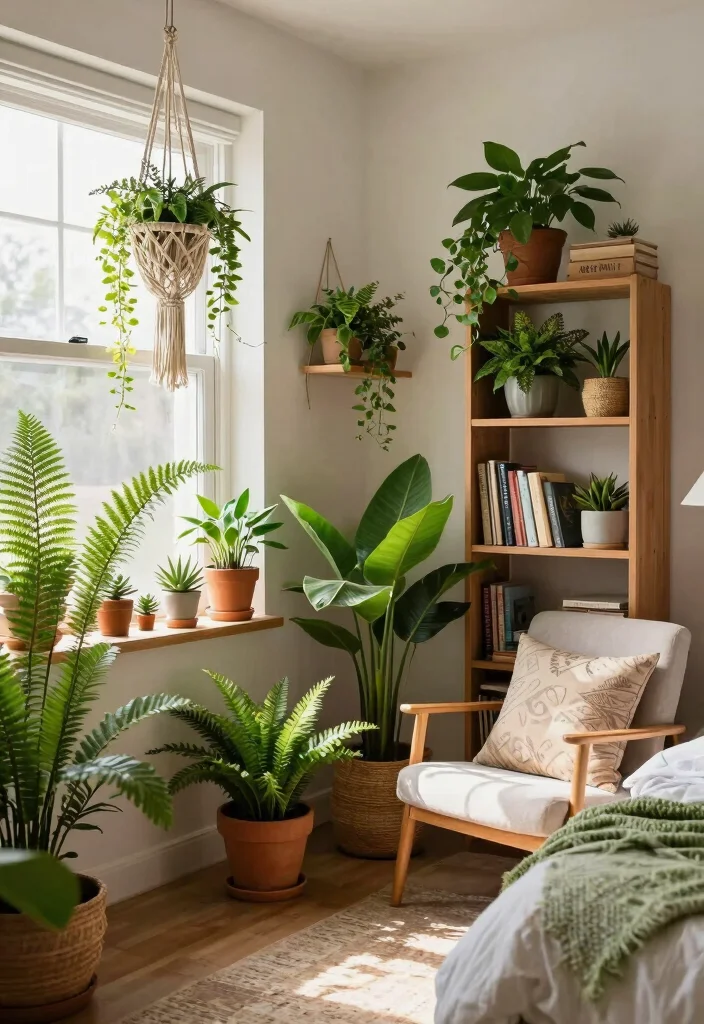 15 Bedroom Photoshoot Ideas: Instagram Aesthetic Looks - 3. Plants Galore! 1
