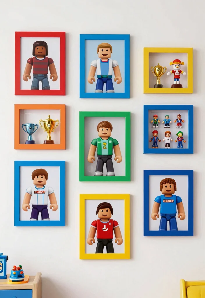 15 Club Roblox Bedroom Ideas: Fun Game Inspired Style - 13. DIY Avatar Display 1