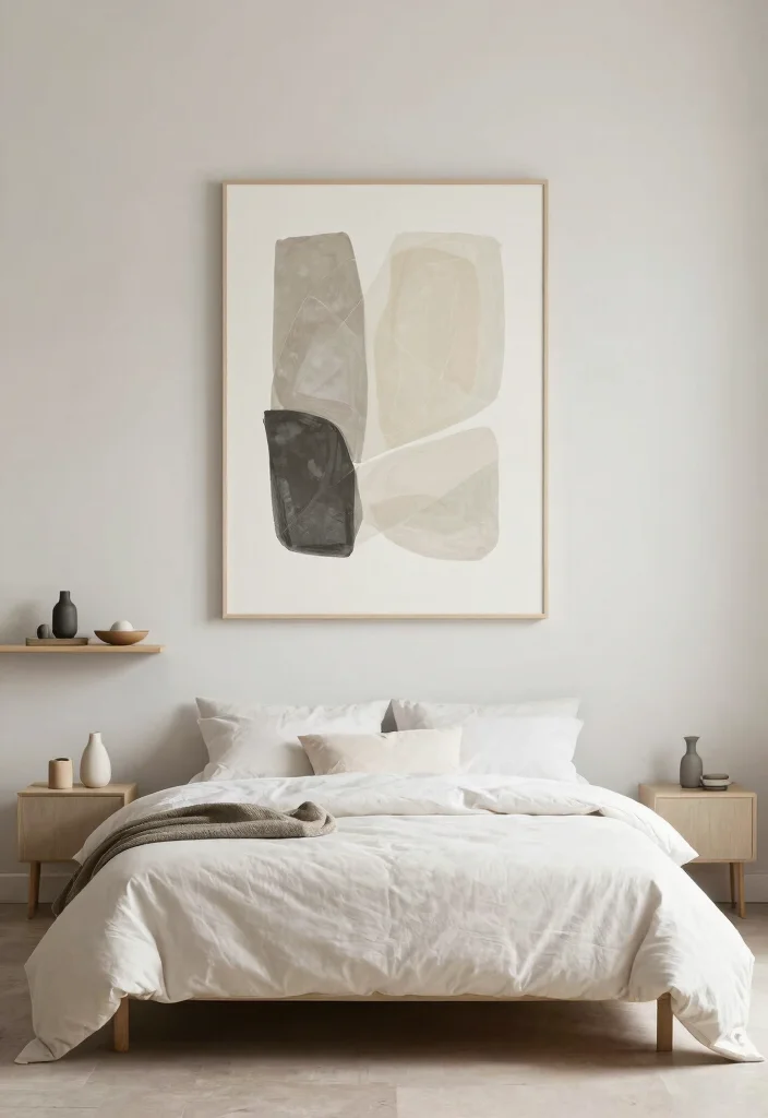 15 Malm Bedroom Ideas for a White, Clean, Minimal Look - 11. Simple Wall Decor 1