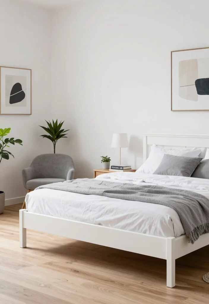 15 Malm Bedroom Ideas for a White, Clean, Minimal Look - 2. Scandinavian Minimalism 1