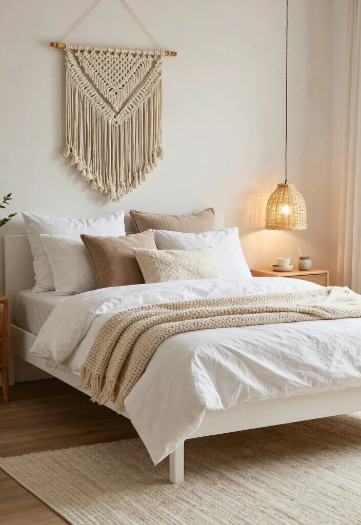 15 Malm Bedroom Ideas for a White, Clean, Minimal Look - 3. Layered Textures 1