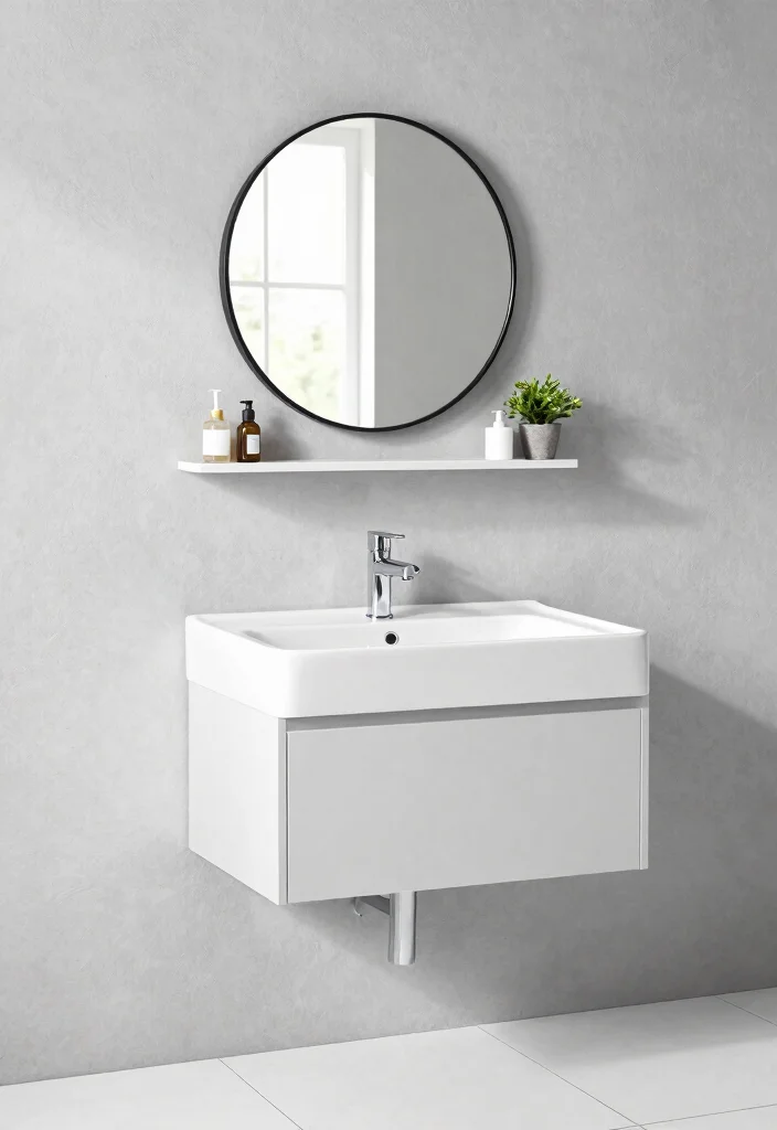 15 Small Bathroom Sink Ideas That Save Space - 1. Wall-Mounted Sinks 1