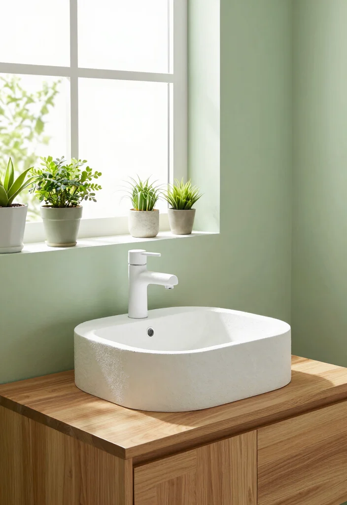 15 Small Bathroom Sink Ideas That Save Space - 14. Eco-Friendly Sinks 1