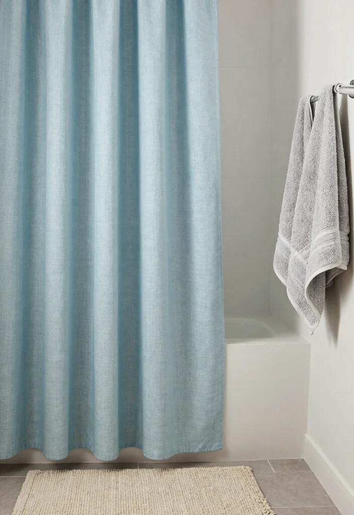 15 Small Guest Bathroom Ideas That Impress Visitors - 8. Stylish Textiles 1