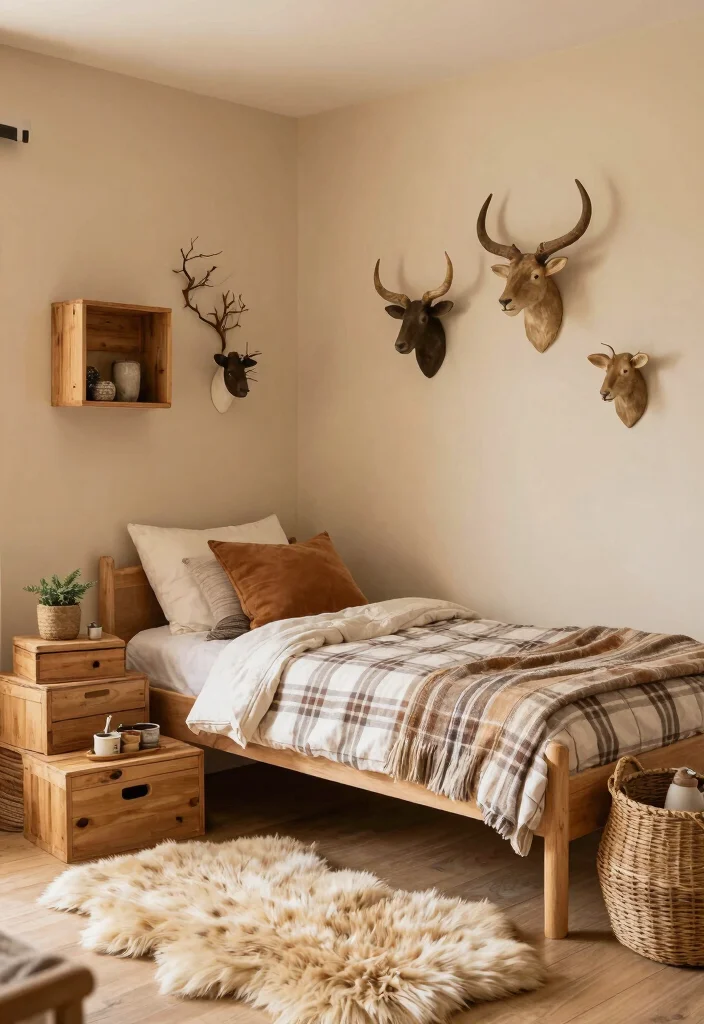 15 Small Kids Bedroom Ideas for Boys: Fun and Functional - 15. Cozy Cabin Retreat 1