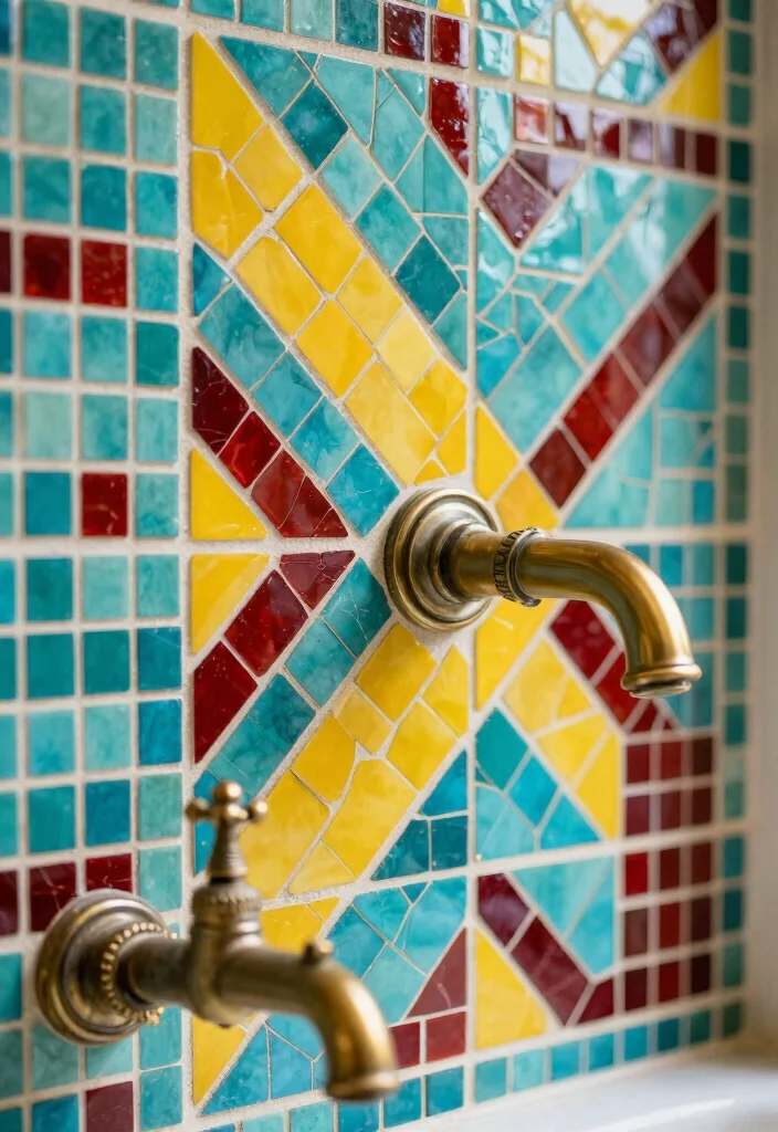 15 Turkish Bathroom Ideas With Spa Like Ambience - 1. Mosaic Tile Magic 1