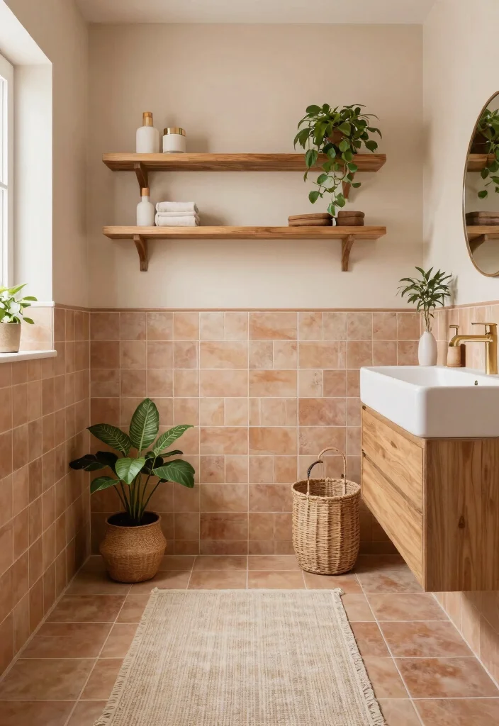 15 Turkish Bathroom Ideas With Spa Like Ambience - 14. Warm Earthy Tones 1