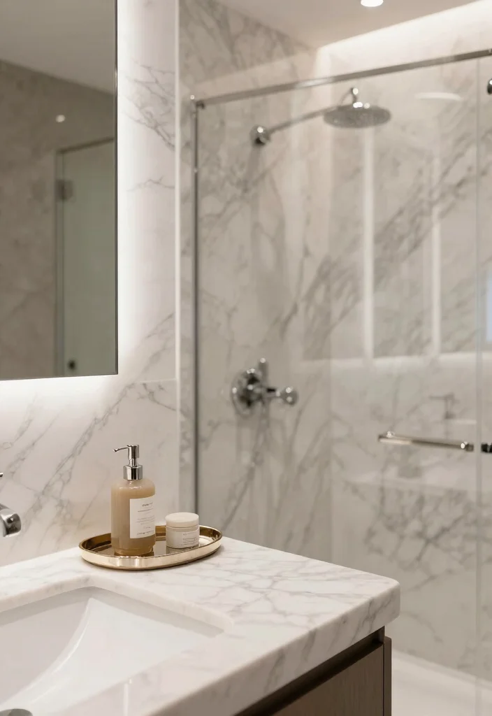 15 Turkish Bathroom Ideas With Spa Like Ambience - 2. Luxurious Marble Surfaces 1