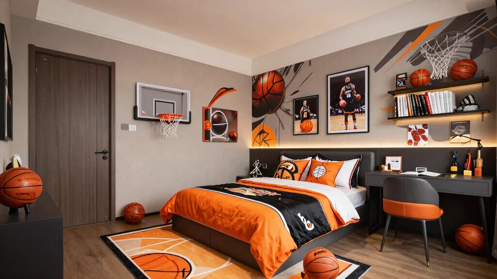 16 Basketball Bedroom Ideas for Boys Fun Sporty Style