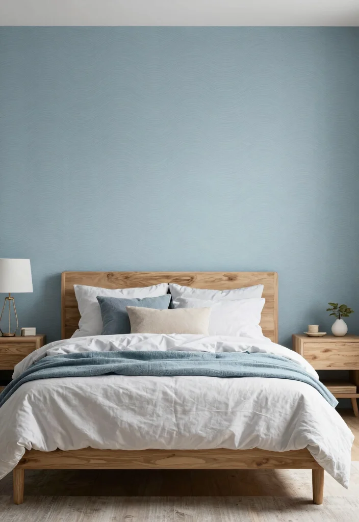 16 Bedroom Wallpaper Texture Seamless Ideas for Subtle Depth - 12. Subtle Wave Patterns for Motion 1