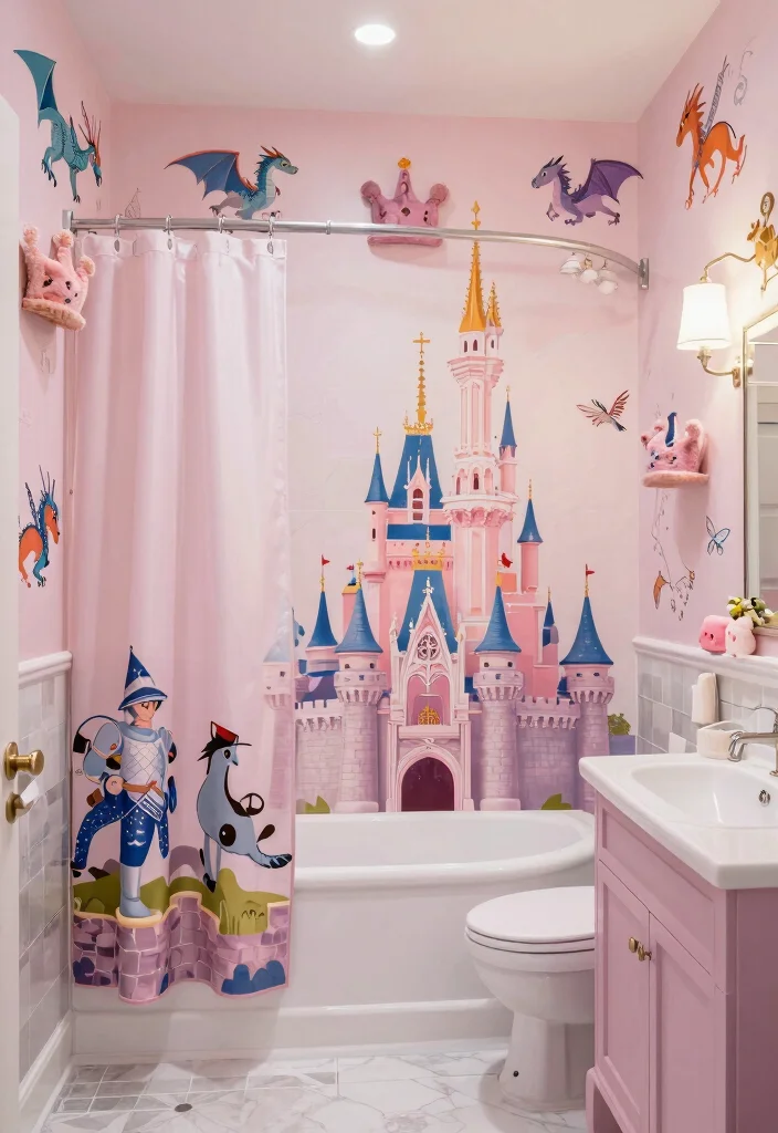 16 Boy Bathroom Ideas With Playful Themes - 12. Magic Castle 1