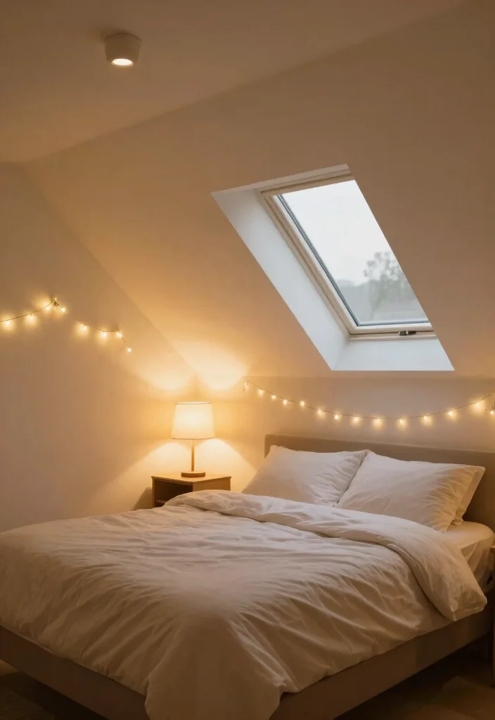 16 Dormer Bedroom Ideas for Sloped Ceiling Smart Layouts - 5. Soft Lighting Choices 1