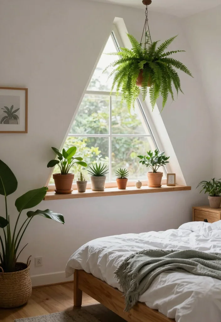 16 Dormer Bedroom Ideas for Sloped Ceiling Smart Layouts - 7. Natural Elements 1