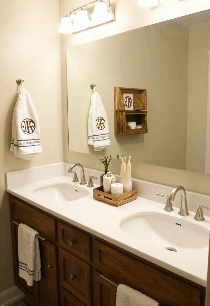 16 Double Sink Bathroom Vanity Ideas For Master Suites - 15. Personalized Touches 1