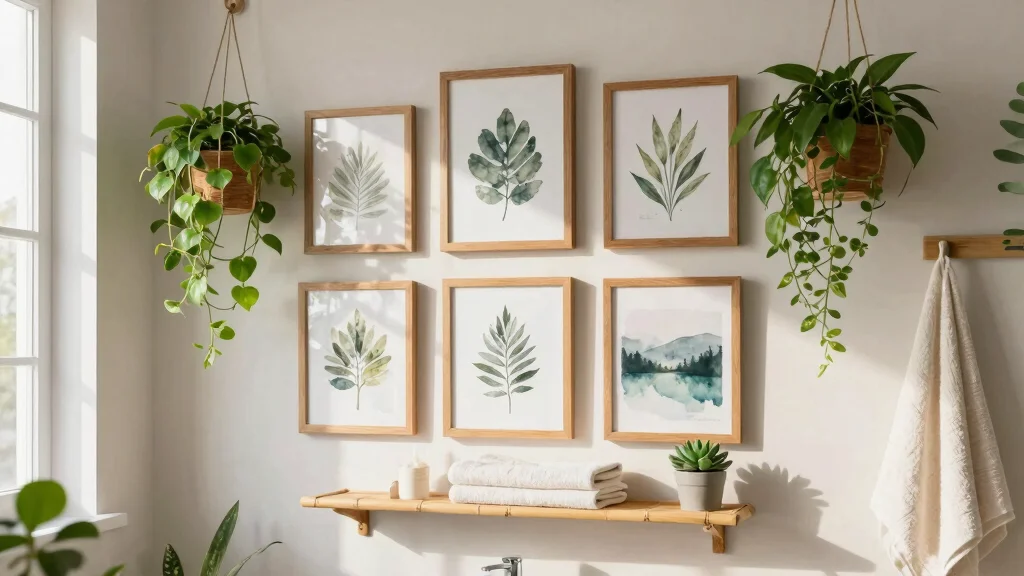 16 Eco-Friendly Bathroom Wall Art And Frame Decor Ideas