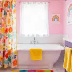 16 Girls Bathroom Decor Ideas With Bright Fun Colours