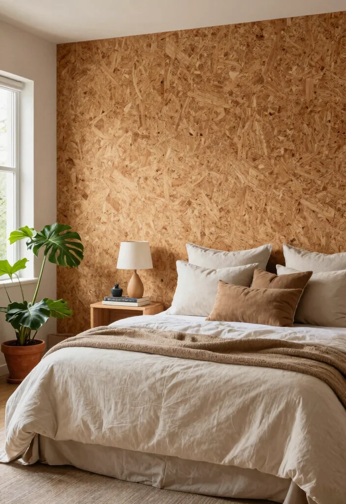 16 Primary Bedroom Accent Wall Ideas for a Stylish Focal Point - 11. Cork Wall 1
