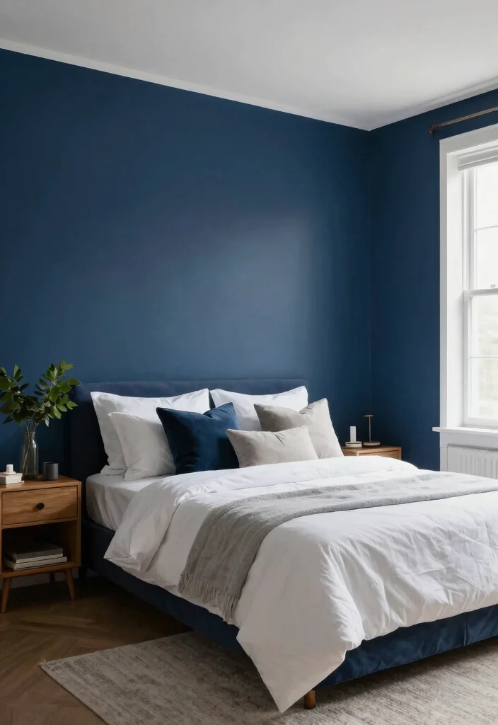 16 Primary Bedroom Accent Wall Ideas for a Stylish Focal Point - 8. Sustainable Paint Options 1