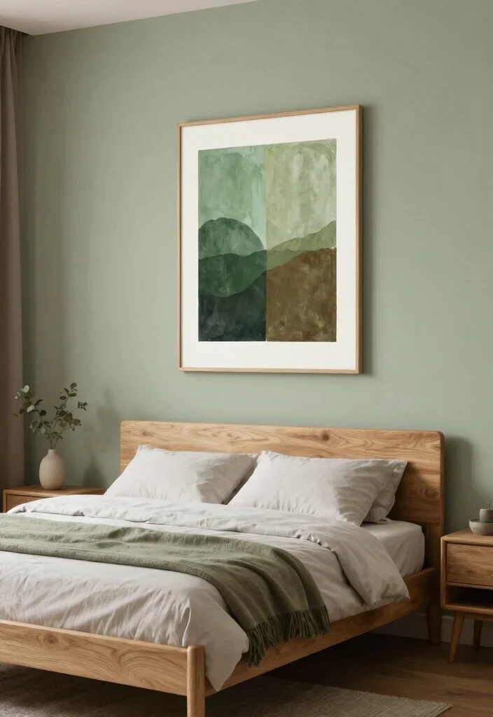 16 Sage Green and Brown Bedroom Ideas: Warm Earthy Calm - 4. Earthy Color Palette 1