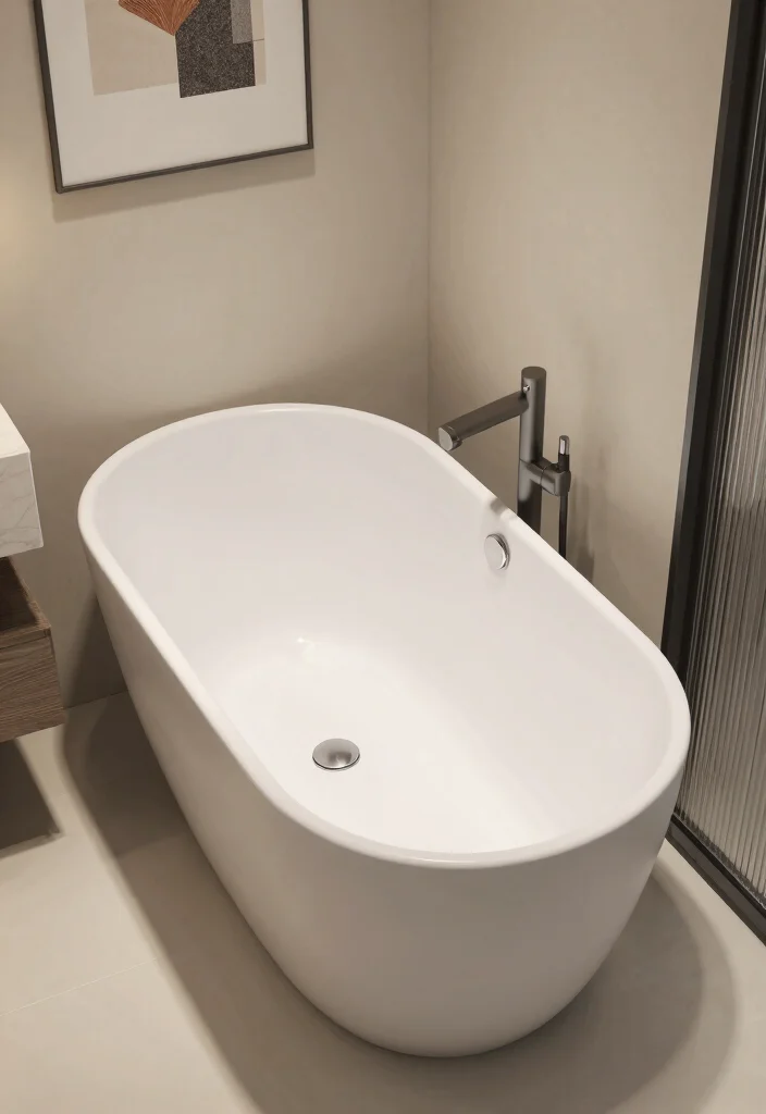 16 Small Bathroom Bathtub Ideas For Compact Spaces - 16. Multi-Functional Bathtub 1