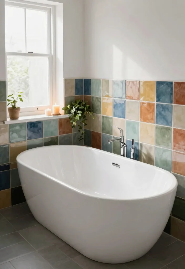 16 Small Bathroom Bathtub Ideas For Compact Spaces - 2. Freestanding Tub in a Corner 1