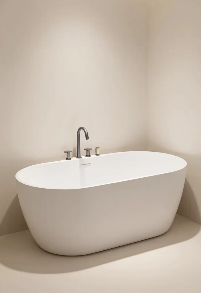 16 Small Bathroom Bathtub Ideas For Compact Spaces - 5. Compact Soaking Tubs 1