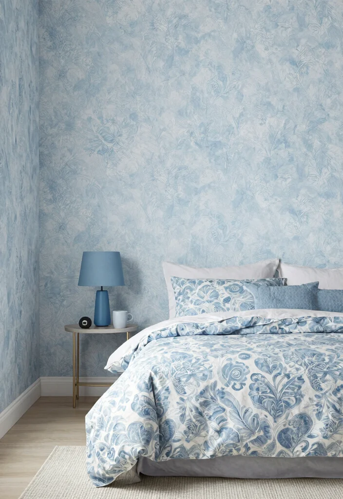 16 Small Bedroom Wallpaper Ideas: Stylish Space-Saving Looks - 6. Monochromatic Schemes for Cohesion 1
