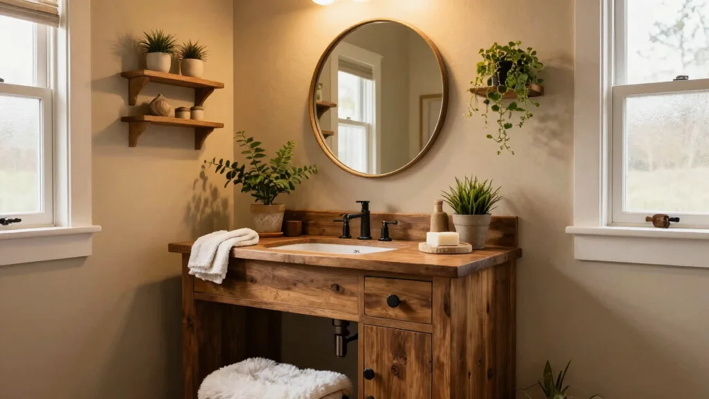 16 Wood Vanity Bathroom Ideas For Cozy Interiors