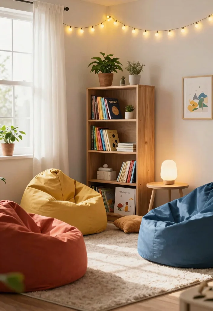 17 Bedroom Ideas for 3 Sisters Stylish Shared Spaces - 2. Cozy Reading Nook 1