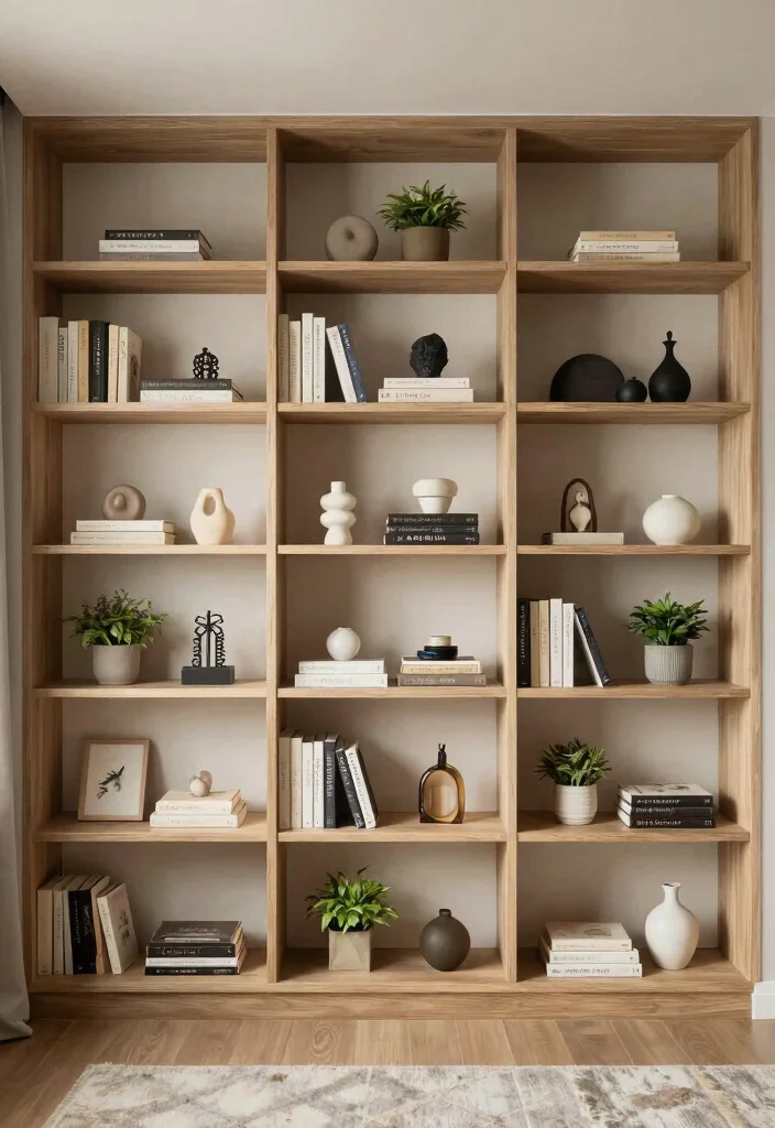 17 Bedroom Wall Art Ideas That Elevate the Space - 5. Artful Shelving 1