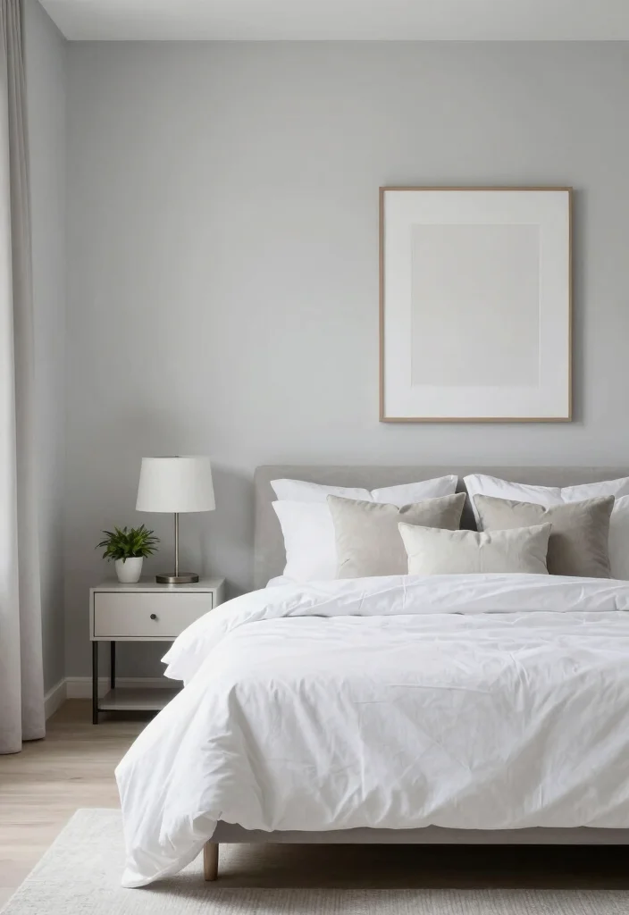 17 Grown Women Bedroom Ideas for an Elegant Mature Style - 12. Minimalist Approach with Clean Lines 1