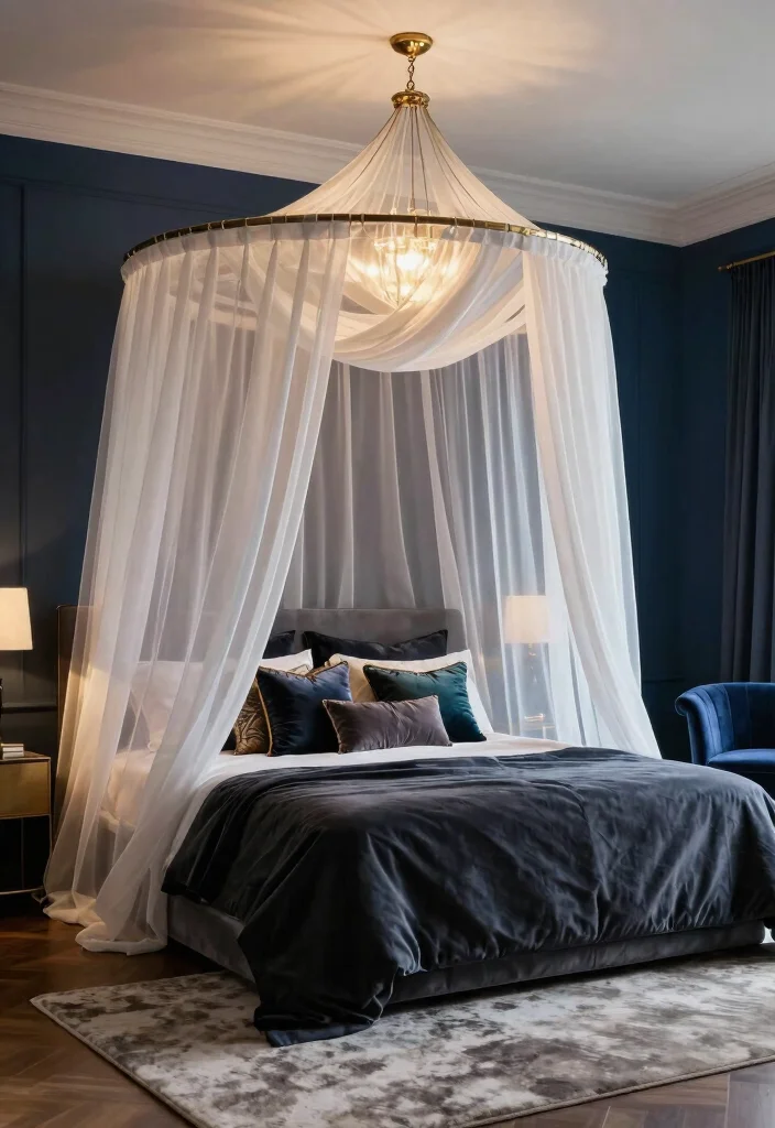 17 Grown Women Bedroom Ideas for an Elegant Mature Style - 2. Elegant Canopy Beds 1