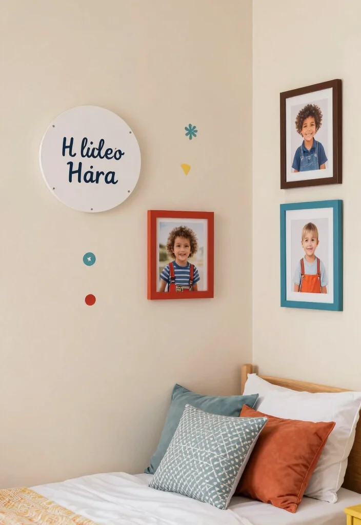 17 Pink and Blue Bedroom Ideas: Playful Balanced Colors - 11. Personalized Details 1