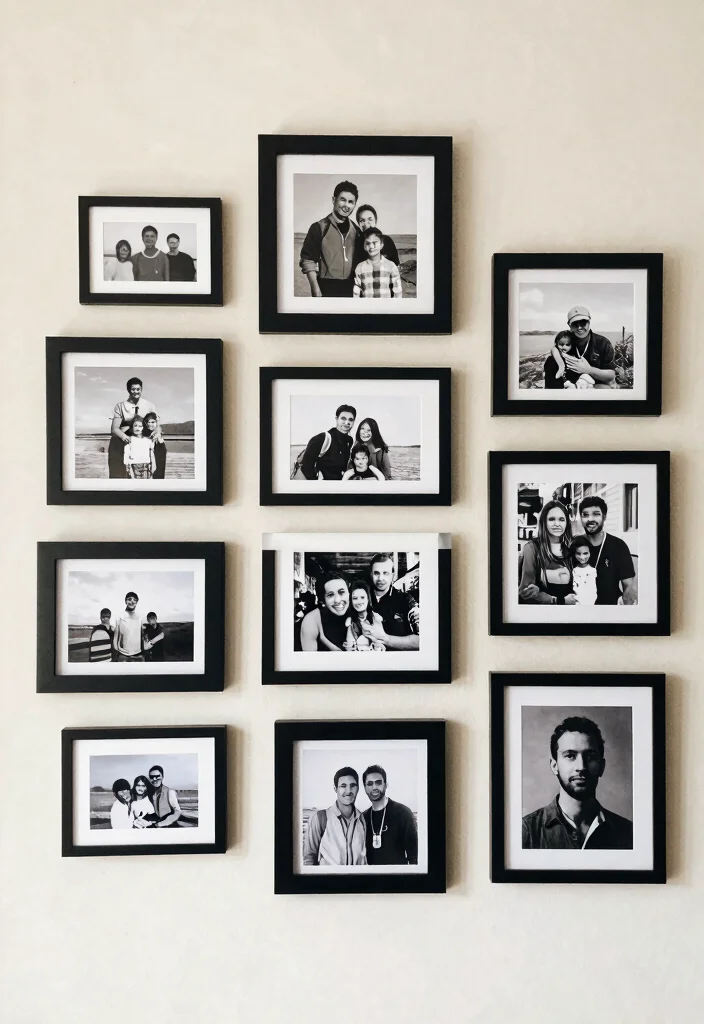 17 Wall Decor Ideas for Bedroom: Creative Personal Touch - 8. Personalize with Photos 1