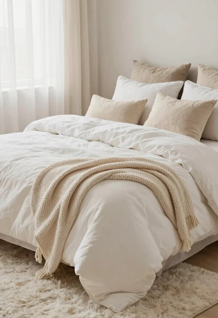 17 Zen Bedroom Ideas for Serenity and Calm - 3. Soft Textiles 1