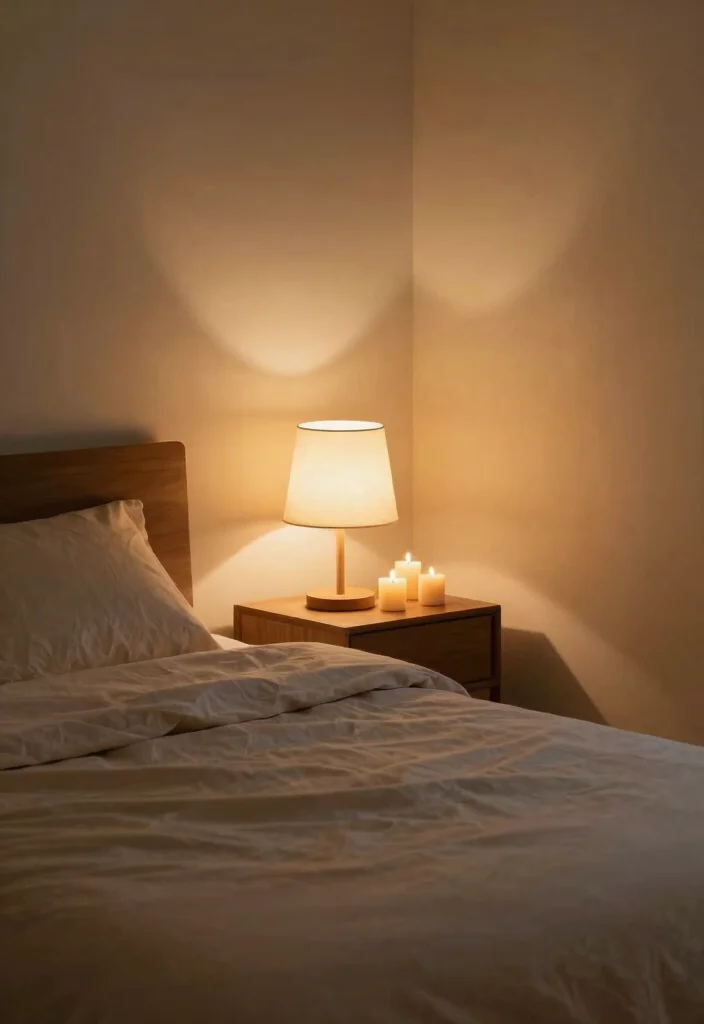 17 Zen Bedroom Ideas for Serenity and Calm - 6. Soft Lighting 1