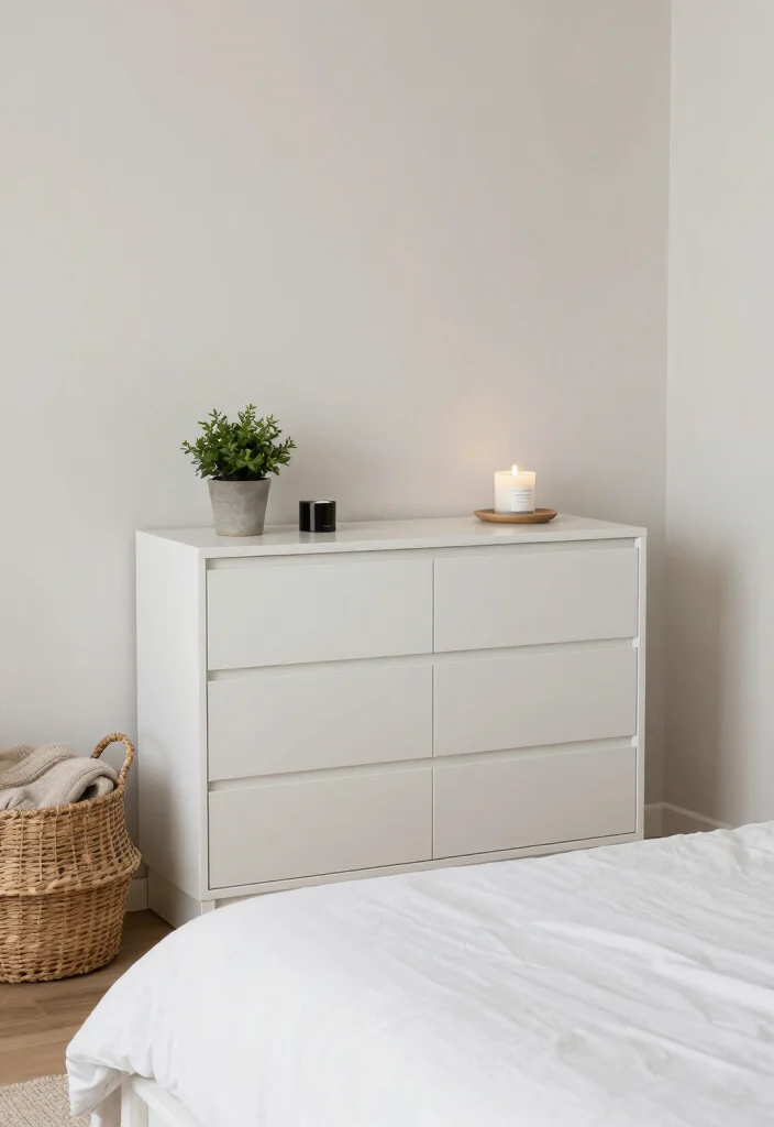 17 Zen Bedroom Ideas for Serenity and Calm - 7. Mindful Organization 1