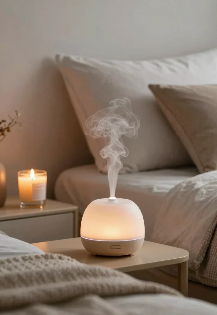 17 Zen Bedroom Ideas for Serenity and Calm - 8. Tranquil Scents 1