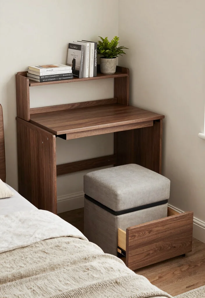 18 Bedroom With No Windows Ideas: Bright Airy Solutions - 7. Multifunctional Furniture 1