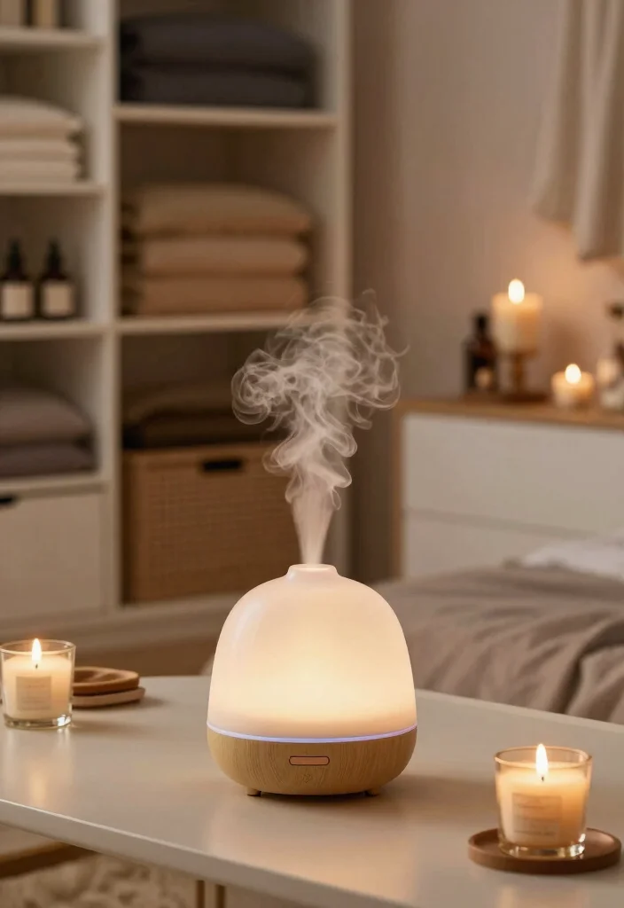 18 Bedroom With Walk In Closet and Bathroom Ideas Luxury Flow - 16. Personalized Scenting for Ambiance 1