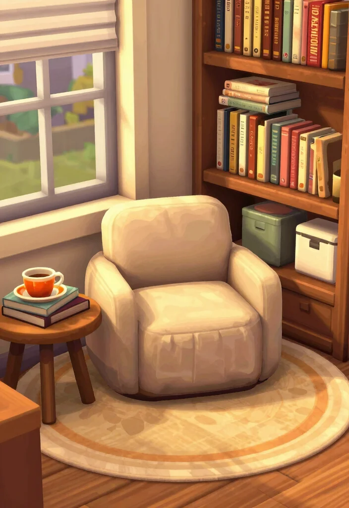 18 Bloxburg Bedroom Ideas Modern Clean Aesthetic - 11. Cozy Corner Reading Nook 1