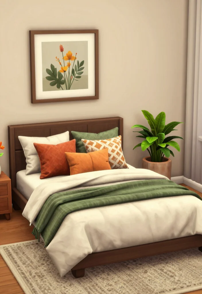 18 Bloxburg Bedroom Ideas Modern Clean Aesthetic - 17. Seasonal Decor Swaps 1