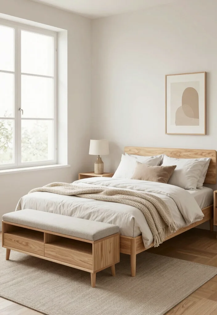 18 Bloxburg Bedroom Ideas Modern Clean Aesthetic - 7. Scandinavian Simplicity 1