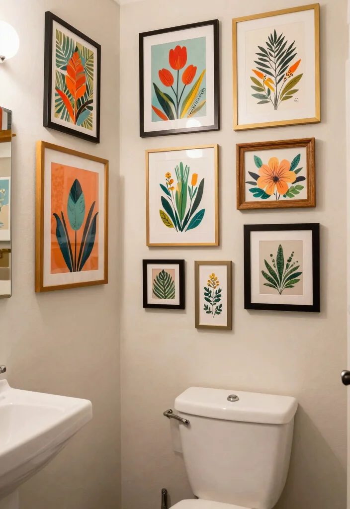 18 Pinterest Inspired Bathroom Ideas You Will Want To Save - 15. Bathroom Art and Decor 1