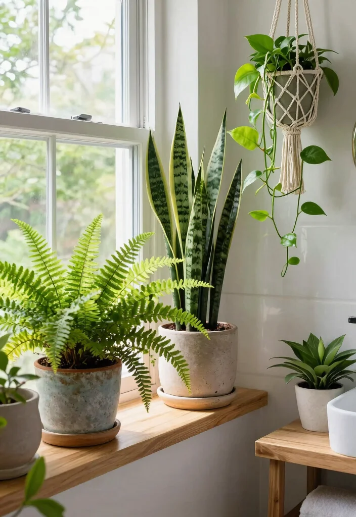 18 Pinterest Inspired Bathroom Ideas You Will Want To Save - 6. Greenery and Plants 1
