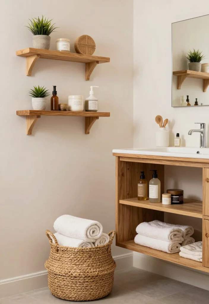 18 Pinterest Inspired Bathroom Ideas You Will Want To Save - 8. Stylish Storage Solutions 1